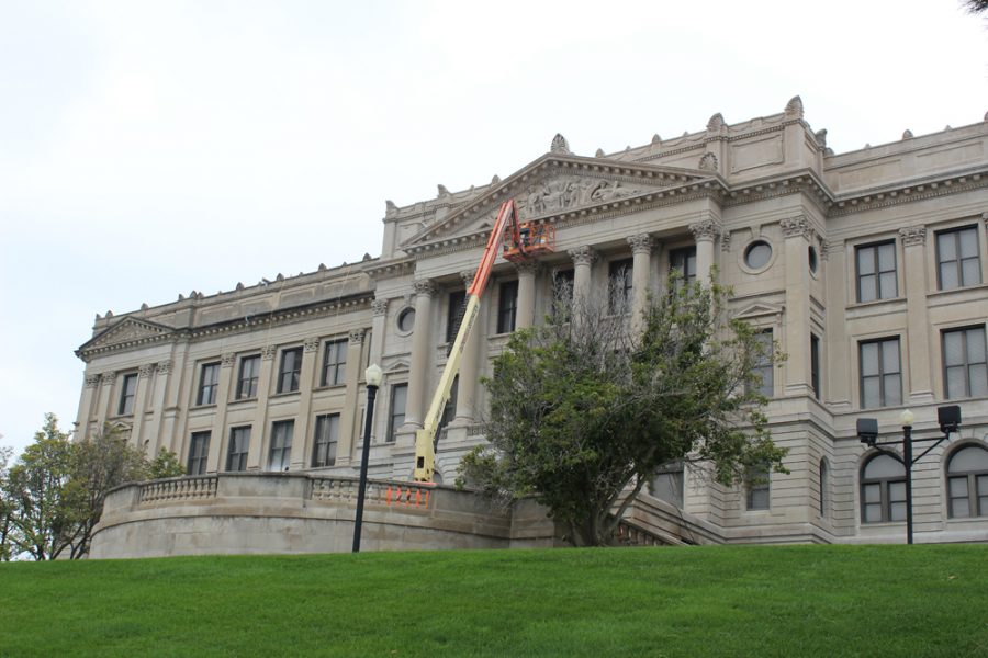 Exterior of building to be cleaned throughout school year