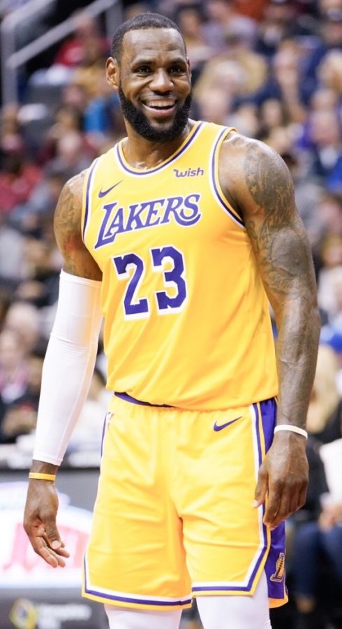 Lakers forward LeBron James is among those saying that taking the vaccine is a personal choice. Photo courtesy of Wikimedia.
