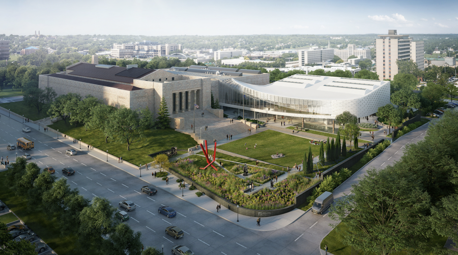 Joslyn's planned vision for the Rhonda and Howard Hawks Pavilion.