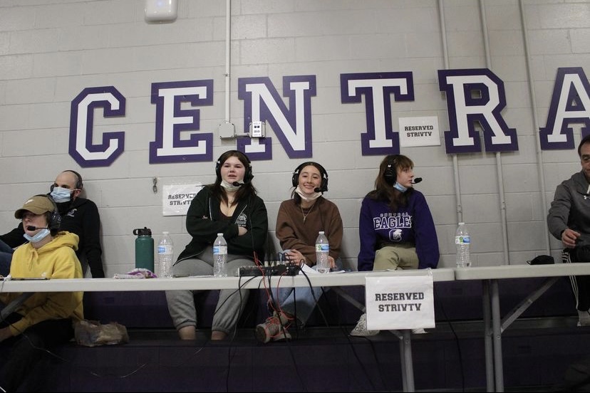 Central’s broadcast began in winter of 2013, and continues to this day under the lead of former principal Keith Bigsby. Photo courtesy of Joe Craig.