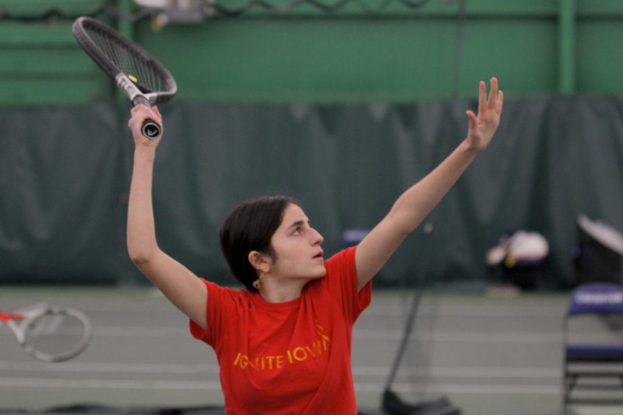 Junior Rayya Haider is a dedicated tennis player