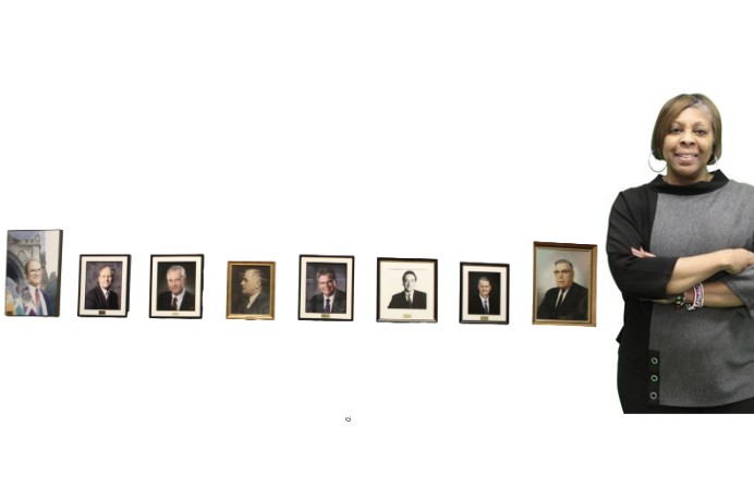 Kirksey to join the line of former principals on the 2nd floor 4 side. 